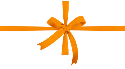 Beautiful gift ribbon orange, exempted.