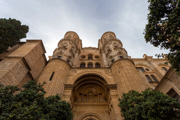 Obraz premium Málaga Cathedral in Malaga, Spain