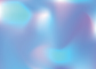 Holographic Texture. Soft Glitch. Plastic Foil. Neon Spectrum Illustration. Hologram Gradient. Digital Fluid. Blue Shiny Background. Pearlescent Gradient. Purple Holographic Texture