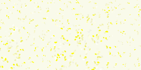 Light yellow vector pattern with abstract shapes.