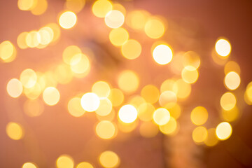 abstract background with christmas bokeh