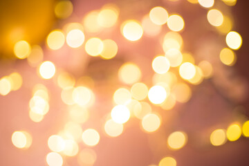 abstract background with christmas bokeh