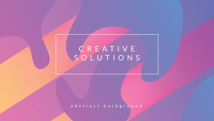 Digital Cover. Mobile Page. Technology Presentation. Purple Vibrant Layout. Rainbow Flyer. Cool Landing Page. Flat Liquid Background. Futuristic Screen. Violet Digital Cover