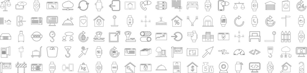 Web icons collection vector illustration design