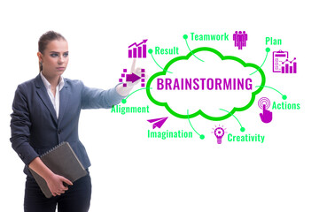 Concept of brainstorming as a solution tool