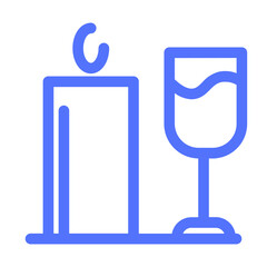 travelling wine world line icon