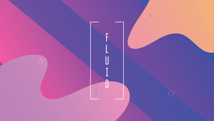 Neon Banner. Flow Rainbow Layout. Multicolor Magazine. Geometric Background. Dynamic Concept. Art Landing Page. Purple Memphis Flyer. Vibrant Page. Violet Neon Banner