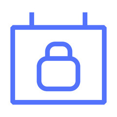 Agenda Almanac Calendar Lock Locked Schedule