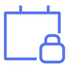 Fototapeta premium Agenda Almanac Calendar Lock Locked Schedule