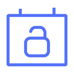 Agenda Almanac Calendar Schedule Security Unlock