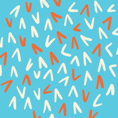 Abstract hand drawing  modern pattern. Vector. 