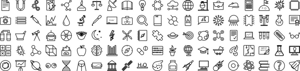 Science icons collection vector illustration design