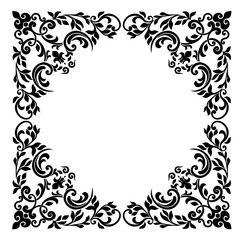 Oriental vector damask patterns for greeting cards and wedding invitations.
