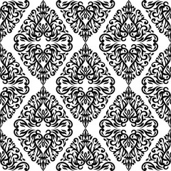 Oriental vector damask patterns for greeting cards and wedding invitations.