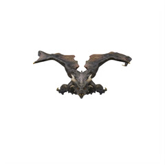 Dragon isolated
