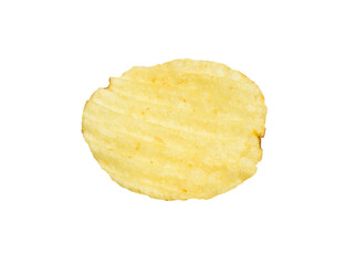 potato chips close-up isolated