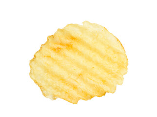 potato chips close-up isolated