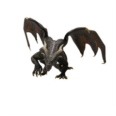 Dragon isolated