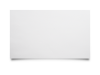 piece of note paper isolated