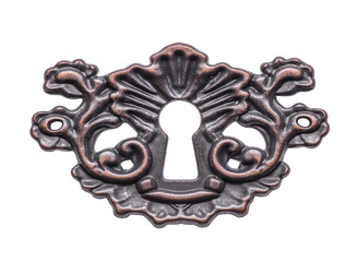 Vintage keyhole isolated