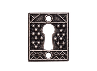 Vintage keyhole isolated