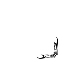 Obraz premium corner ornament set for decoration