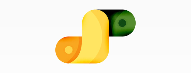 Creative geometric wallpaper. Trendy minimal abstract background. Techno business template for wallpaper, banner, background or landing