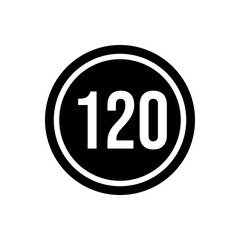 Numeric icon vector design templates