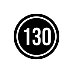 Numeric icon vector design templates