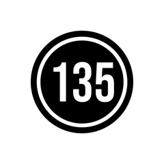Numeric icon vector design templates