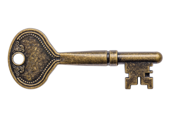 Old key isolated