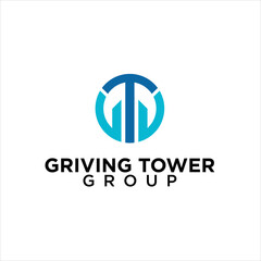 Obraz premium Letter TG logo icon design template elements