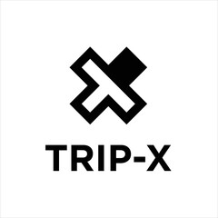 Letter TX logo icon design template elements