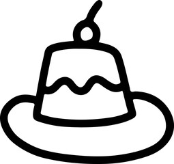 hand draw food element