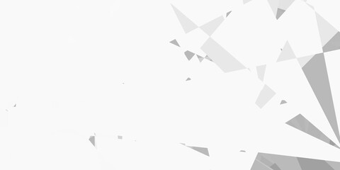 Light Gray vector background with triangles.