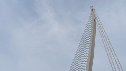 Fototapeta na wymiar bridge over sky