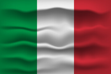 Vector illustration national flag of Italy. Simply vector illustration eps10.