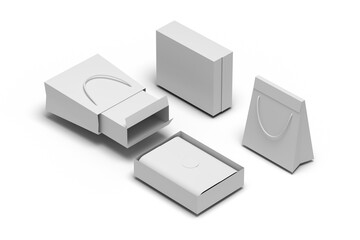 Transparent PNG illustration of white blank boxes