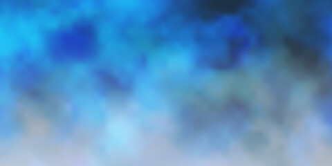 Light Blue, Green vector background with clouds.