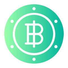 baht gradient icon