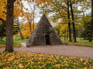 Catherine Park (Tsarskoye Selo). Granite Pyramid.