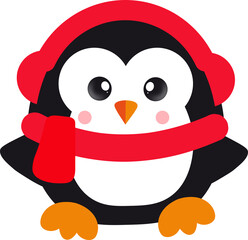 Cute Penguin Character