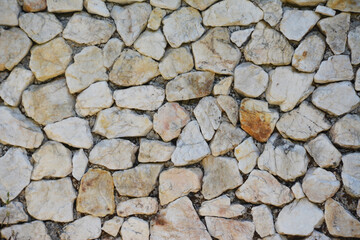 The white stone wall