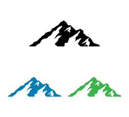 Fototapeta premium Vector Simple Mountain Logo