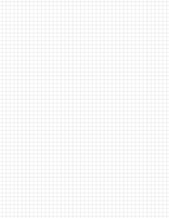 Graph notebook sheet , 8,5x11, light greed 0.02 in,  bleed, vector background