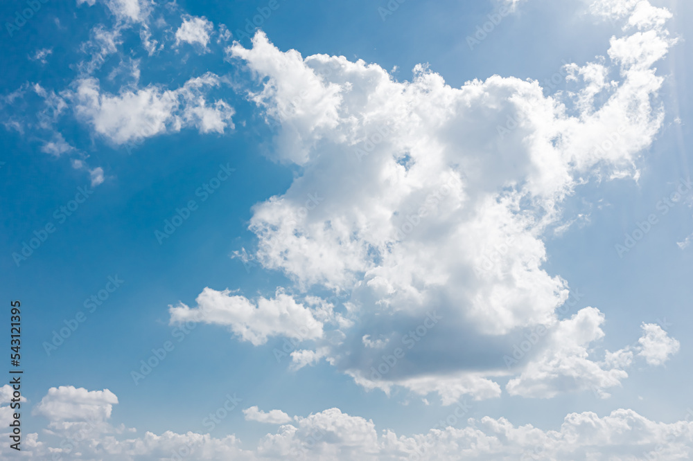 Wall mural great for compositing blue sky backgrounds that web designers or illustrators really want