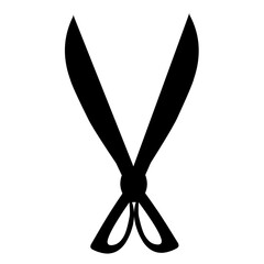 Transparent png image of scissors tattoo suitable for t-shirt stickers and others