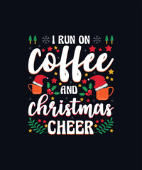 Merry Christmas lettering typography design concept