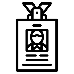 employees card document icon
