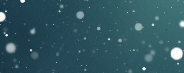 Falling snow at night. Bokeh lights, flying snowflakes in the air. Overlay texture. Snowstorm	
